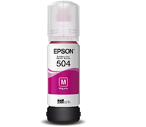 Garrafa de Tinta Para Ecotank Magenta T504 - T504320AL - Epson