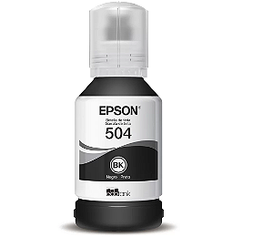 Refil de Tinta para Ecotank Preto T504 - T504120AL - Epson