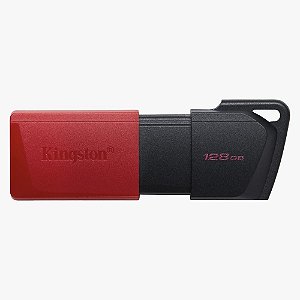 Pen Drive Kinsgton 128GB Exodia M PT/VM padrão USB 3.2 Ger.1 - DTXM/128GB