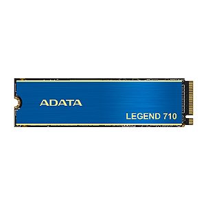 SSD 256GB Adata Legend 710 M.2 2280 Nvme Pcie GEN 3 X4 Leitura 2400MB/S Gravacao 1800MB/S - ALEG-710-256GCS