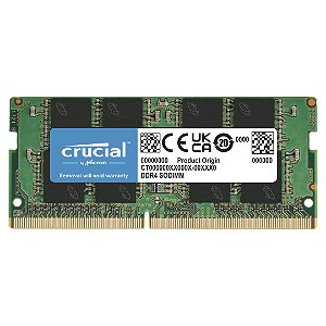 Memoria 8GB DDR4 3200MHZ 1.2V Crucial - Notebook - CT8G4SFRA32A