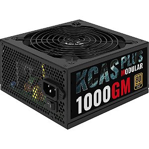 Fonte Gamer ATX Aerocool KCAS 1000GM 80 Plus Gold 1000w FULL RANGE APFC