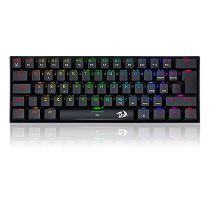 Teclado Mecânico Gamer Redragon Dragonborn RGB Preto Switch Vermelho ABNT2 - K630RGB-1 (PT-RED)