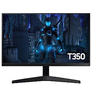 Monitor Gamer Samsung 24" 75Hz Full HD IPS HDMI Preto - LF24T350FHLMZD