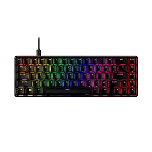 Teclado Mecânico HyperX Alloy Origins 65 Switch RED Layout 65% US Preto - 4P5D6AA#ABA