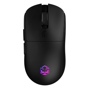 Mouse Gamer Sem Fio Pcyes Basaran Stealth Black Vulcan - 10000 Dpi - Rgb - 6 Botões - Pmgbrstbv