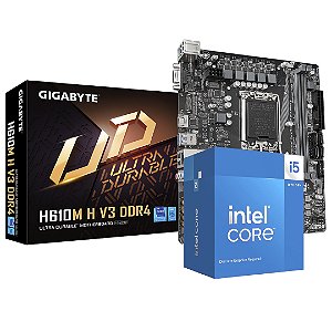 Kit Upgrade LAF, Intel Core i5 14400F, Placa Mãe H610M LGA 1700