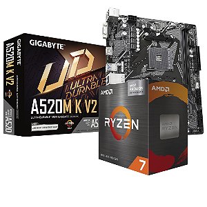 Kit Upgrade LAF, AMD Ryzen 7 5700G, Placa Mãe A520M AM4
