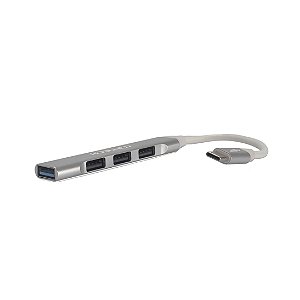 Hub USB-C 3.0 4 Portas 1x USB 3.0 3x USB 2.0 HU-C320SI C3Tech