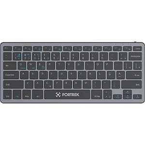 Teclado Office Fortrek KB11 Compact Bluetooth Preto