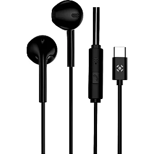 Fone de Ouvido Auricular Com Fio Tipo-C Fortrek EB210 Preto