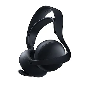 Headset Sem Fio Sony Pulse Elite USB PlayStation Link Bluetooth PS5 Midnight Black com Alça de Alimentação - CFI-ZWH2L