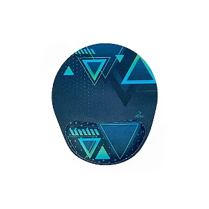 Mousepad Ergonômico Confort Fun Formas Com Almofada 24cm x 22cm Reliza