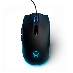 Mouse Gamer OX Astra RGB 7200dpi USB 7 botões Preto
