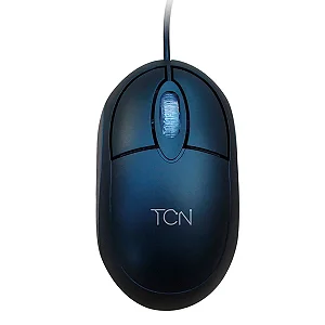 Mouse Óptico TCN com Fio USB 1200DPI Preto