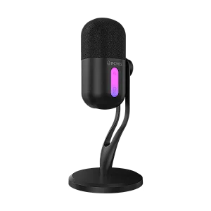 Microfone Gamer Condensador Cardioide Pcyes Volini Black Vulcan Rgb Usb - Mgvlnbv