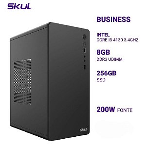 Computador Skul B300 Core i3 4130 3.4Ghz Mem 8Gb Ddr3 Ssd 256Gb Fonte 200W