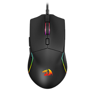 Mouse Gamer Redragon Naga Preto RGB PAW3313 10000DPI 6 Botões Programáveis 82g