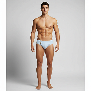 Sunga Slim Atoalhada Azul bebê Lacrey