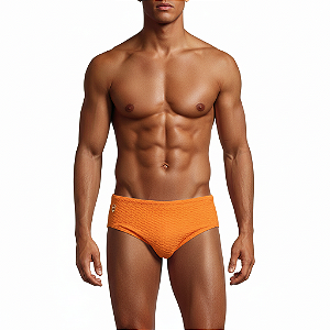 Sunga Slip Laranja Textura Lacrey