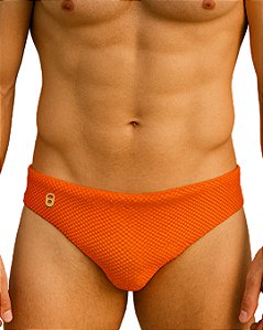 Sunga Slim Laranja Textura Lacrey