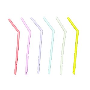 Canudo De Silicone Anti Líquido L