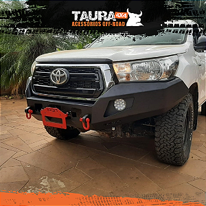 Para-choque de aço Dianteiro - Hilux - 2019 a 2020 - Cabine Dupla