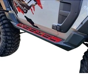 Par de Estribos Laterais MODELO TX4 Troller 2015 em Diante