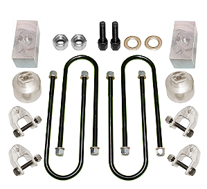 Kit Lift Total Dianteiro e Traseiro 2'' F-1000 4x4 1992 em diante