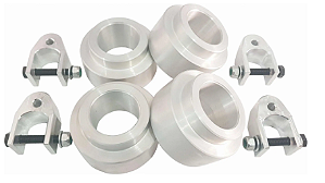 Kit Lift Total Dianteiro e Traseiro / Calço de Mola 2'' Polegadas para Suzuki Jimny