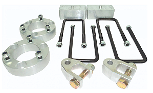 KIT LIFT TOTAL DIANTEIRO E TRASEIRO 2 POLEGADAS PARA CHEVROLET GM S10
