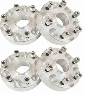 Kit com 4 Espaçador / Alargador De Rodas para Chevrolet S10 - 2021 á 2026