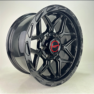 KIT 4 RODAS - NASHVILLE R17X9 6X139.7 BLACK