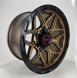 KIT 4 RODAS - NASHVILLE R17X9 6X139.7 - BRONZE