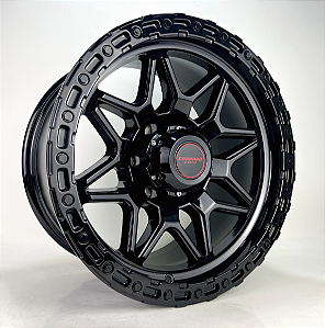 KIT 4 RODAS - TUCSON R17X9 6X139.7 - PRETO