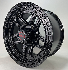 KIT 4 RODAS - PRESCOTT R17X9 6X139 - PRETO