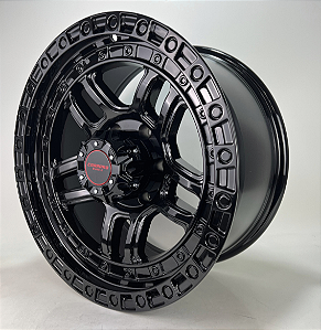 KIT 4 RODAS - PRESCOTT R18X9 6X139 - PRETO