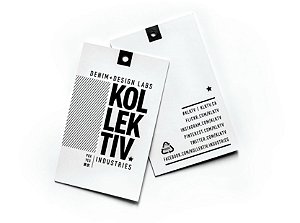 Etiquetas Tags com Verniz Total Frente (Retangular)