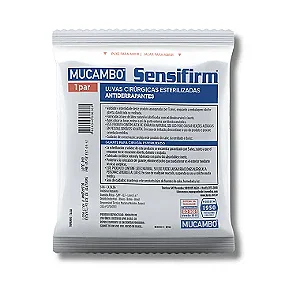 Luva Cirúrgica de Látex Estéril Com Pó Sensifirm Mucambo - Par (Vários Tamanhos)