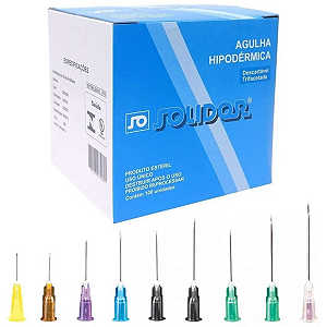 Agulha Hipodérmica Descartável Solidor