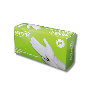 Luva para Procedimento Látex Com Pó G-tech