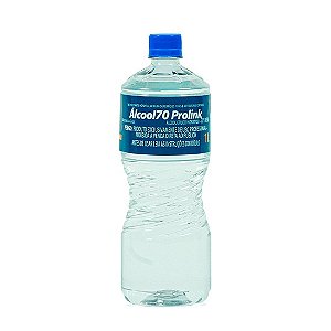 Álcool Liquído 70% Prolink 1 Litro Kit C/12 unidades