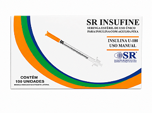 SERINGA INSULINA 1 ML C/AGULHA 8X0,30MM FIXA