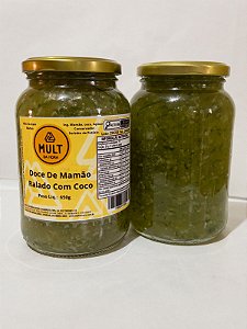 MAMÃO RALADO COM COCO 650g
