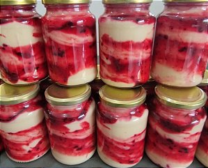 DOCE PASTOSO C/ GELEIA MORANGO 680GR CAIXA 15UND ATACADO DIRETO