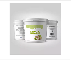CREME DE PISTACHE 4KG BALDE  MULT DA HORA DOCES CASEIROS