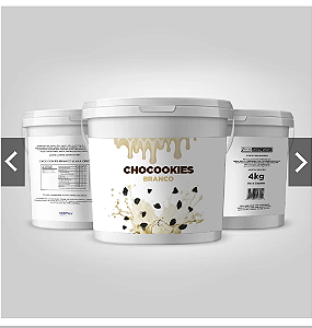 RECHEIO CHOCOKIES BRANCO BALDE 4KG ATACADO DIRETO DE FABRICA MULT DA HORA DOCES CASEIROS