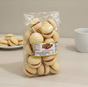 Biscoito Nata Recheado Goiabada 180g 50 Un - Atacado Direto Fabrica