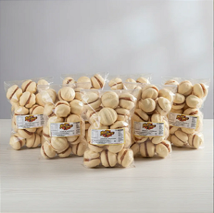 Biscoito Casadinho Recheado Goiabada 180g 50 Un Atacado Direto Fabrica