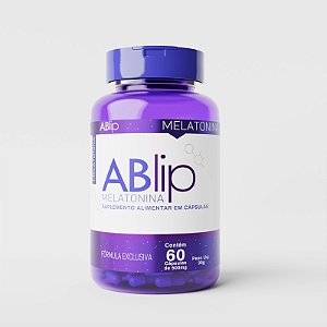 Durma Melhor com ABLIP Melatonina: 60 Cápsulas para um Sono Restaurador